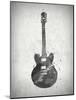 Black and White Guitar-Dan Sproul-Mounted Art Print