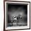 Black and White Image of A Zebra-byrdyak-Framed Photographic Print