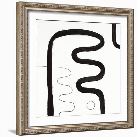 Black and White K-Franka Palek-Framed Giclee Print