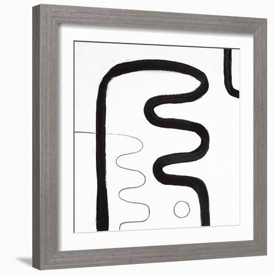 Black and White K-Franka Palek-Framed Giclee Print