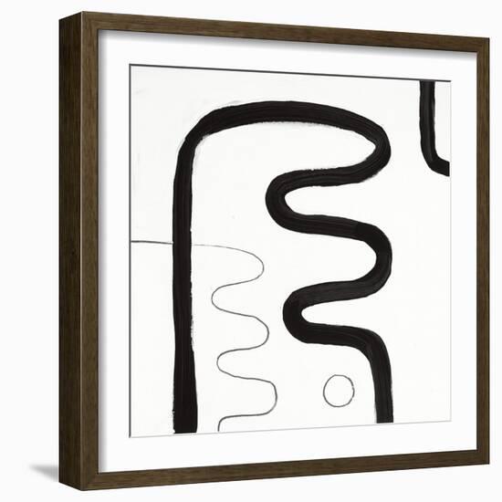 Black and White K-Franka Palek-Framed Giclee Print