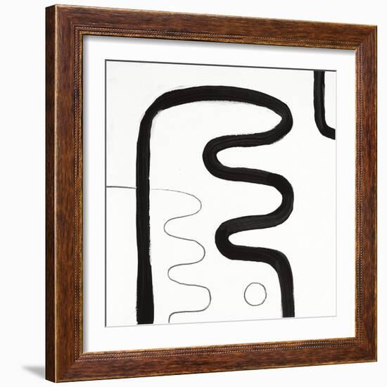 Black and White K-Franka Palek-Framed Giclee Print