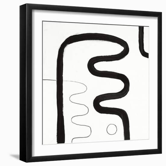 Black and White K-Franka Palek-Framed Giclee Print