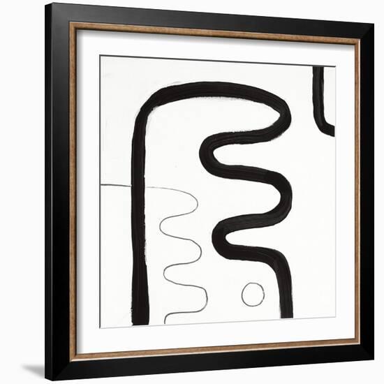 Black and White K-Franka Palek-Framed Giclee Print