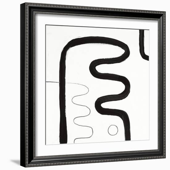 Black and White K-Franka Palek-Framed Giclee Print