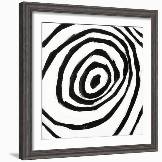 Black and White L-Franka Palek-Framed Giclee Print