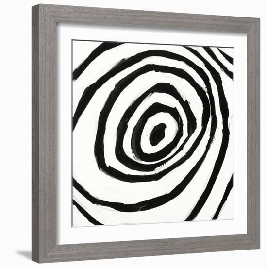 Black and White L-Franka Palek-Framed Giclee Print