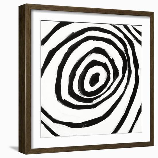 Black and White L-Franka Palek-Framed Giclee Print