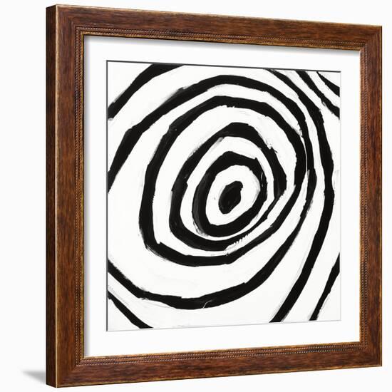 Black and White L-Franka Palek-Framed Giclee Print