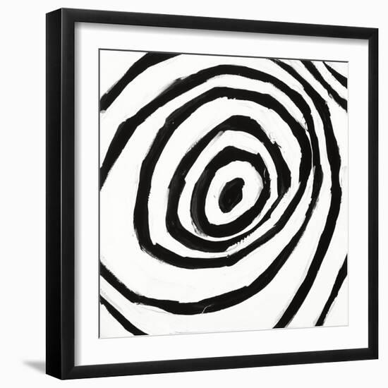 Black and White L-Franka Palek-Framed Giclee Print