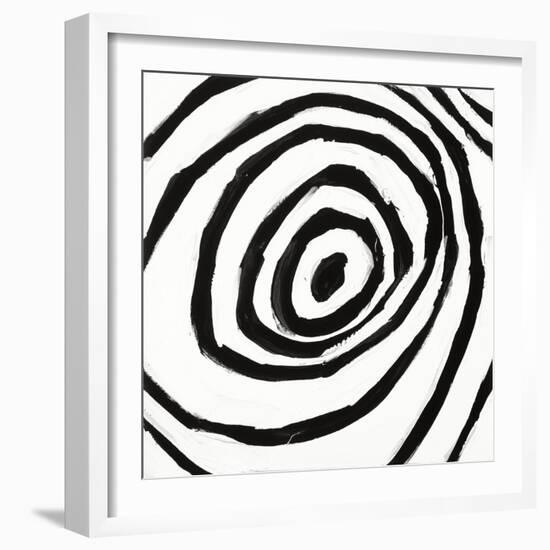 Black and White L-Franka Palek-Framed Giclee Print