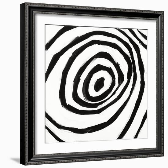 Black and White L-Franka Palek-Framed Giclee Print