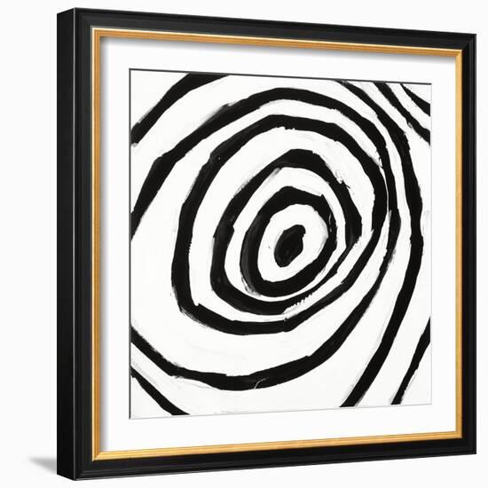 Black and White L-Franka Palek-Framed Giclee Print