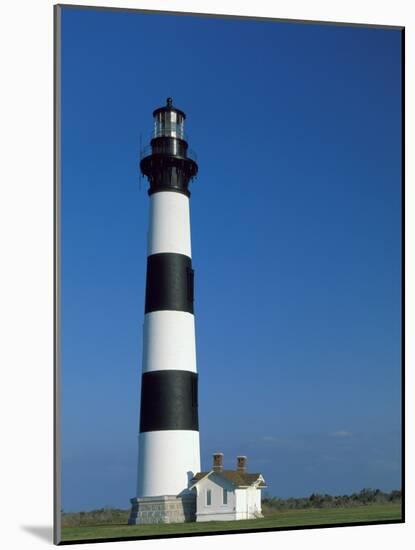 Black and White Lighthouse-Scott T^ Smith-Mounted Photographic Print