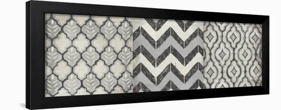 Black and White Modele Panel II-Elizabeth Medley-Framed Art Print