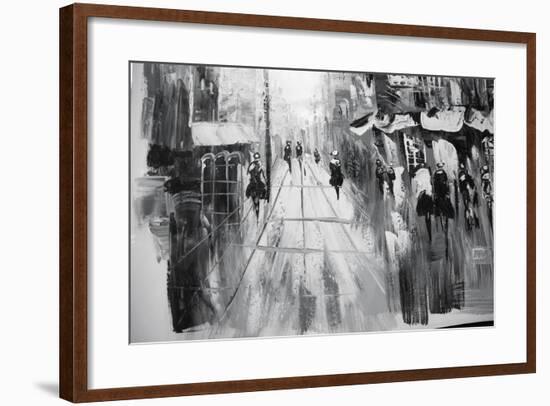 Black and White Paintings-Stylone-Framed Photographic Print