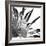 Black and White Palms I-Jason Johnson-Framed Art Print