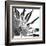 Black and White Palms I-Jason Johnson-Framed Art Print