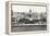 Black and White Panorama of Old Havana with Some Famous Buildings including the Capitol and the Bay-Kamira-Framed Premier Image Canvas