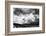 Black and White Panoramic View of Mount Everest-Daniel Prudek-Framed Photographic Print