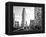 Black and White Photography Landscape of Flatiron Building and 5th Ave, Manhattan, NYC, US-Philippe Hugonnard-Framed Premier Image Canvas