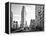 Black and White Photography Landscape of Flatiron Building and 5th Ave, Manhattan, NYC, US-Philippe Hugonnard-Framed Premier Image Canvas