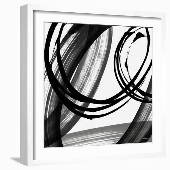 Black and White Pop I-Dan Meneely-Framed Art Print