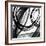 Black and White Pop I-Dan Meneely-Framed Art Print