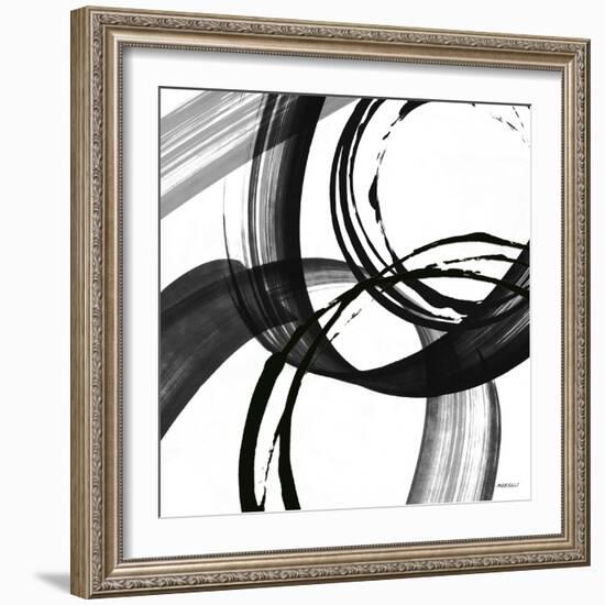 Black and White Pop II-Dan Meneely-Framed Art Print