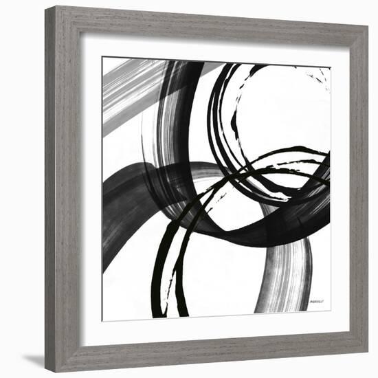 Black and White Pop II-Dan Meneely-Framed Art Print