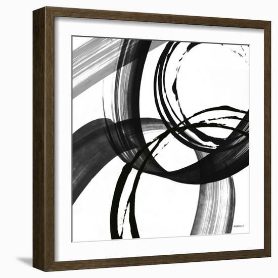 Black and White Pop II-Dan Meneely-Framed Art Print