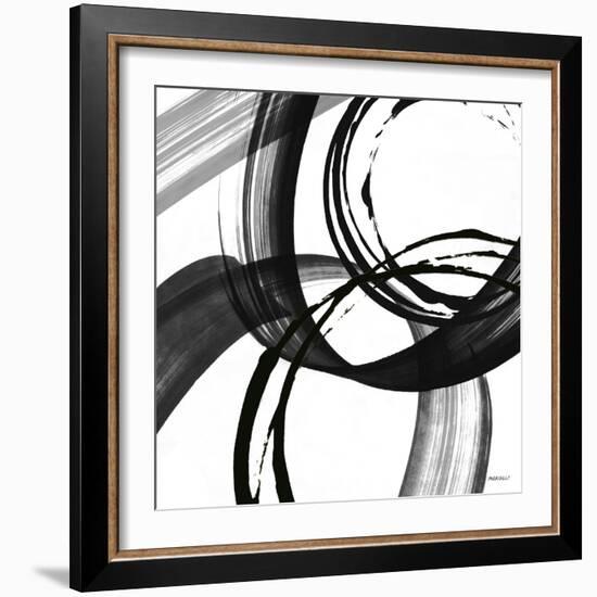 Black and White Pop II-Dan Meneely-Framed Art Print