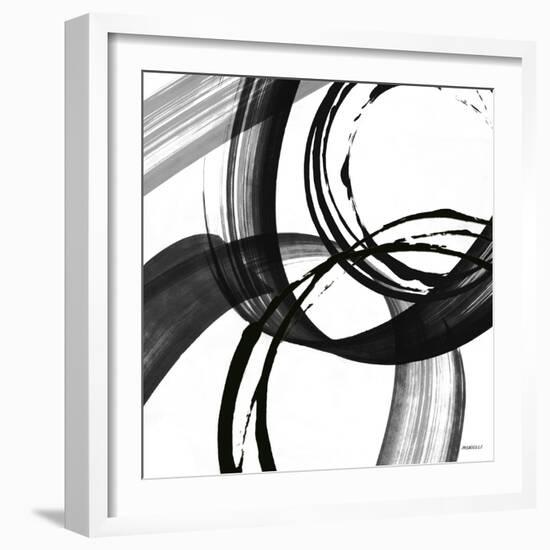 Black and White Pop II-Dan Meneely-Framed Art Print