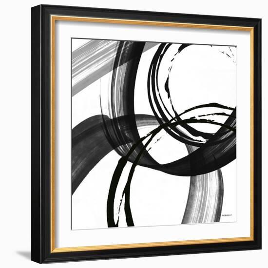 Black and White Pop II-Dan Meneely-Framed Art Print