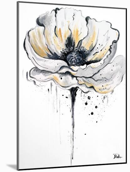 Black and White Poppies II-Patricia Pinto-Mounted Art Print