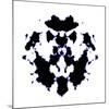 Black And White Rorschach Graphic-magann-Mounted Premium Giclee Print