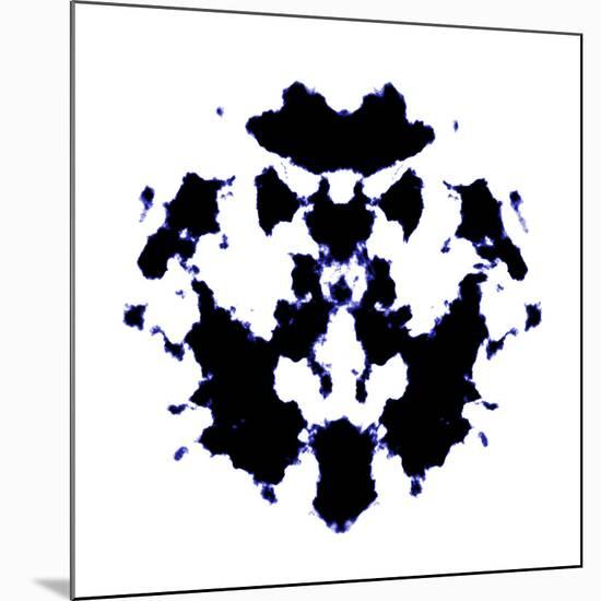 Black And White Rorschach Graphic-magann-Mounted Premium Giclee Print