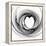 Black And White Sketch Heart-cycreation-Framed Stretched Canvas