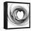 Black And White Sketch Heart-cycreation-Framed Stretched Canvas