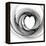 Black And White Sketch Heart-cycreation-Framed Stretched Canvas