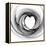 Black And White Sketch Heart-cycreation-Framed Stretched Canvas