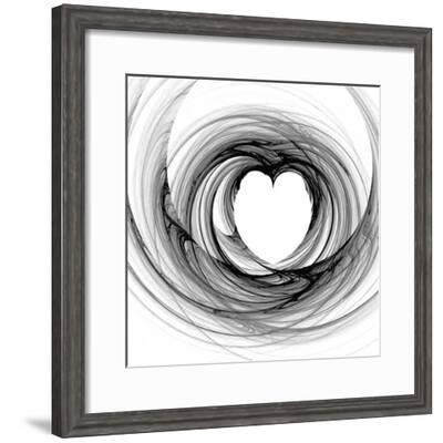 Black And White Sketch Heart Art Print by cycreation | Art.com