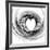 Black And White Sketch Heart-cycreation-Framed Giclee Print