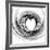 Black And White Sketch Heart-cycreation-Framed Giclee Print