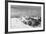 Black and White Snowy Mountains-BSANI-Framed Photographic Print