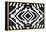 Black and White Textile Pattern-null-Framed Stretched Canvas