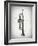 Black and White Trumpet-Dan Sproul-Framed Art Print