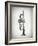 Black and White Trumpet-Dan Sproul-Framed Art Print