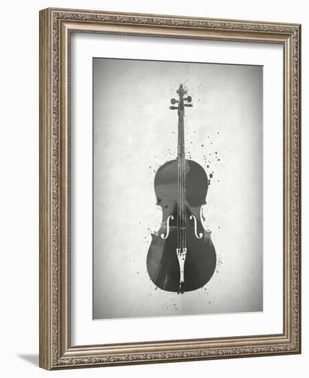 Black and White Violin-Dan Sproul-Framed Art Print