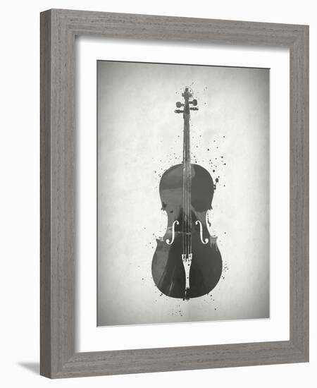 Black and White Violin-Dan Sproul-Framed Art Print